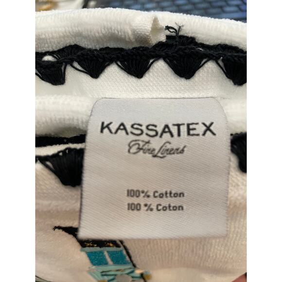 Kassatex Embroidered NUTCRACKER Hand Towels Set of 2 Christmas Fine Linens New - Picture 16 of 16